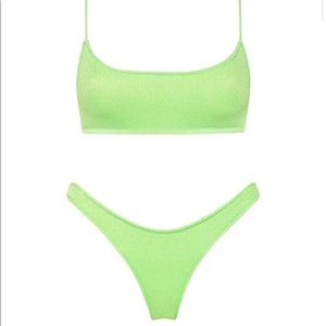 Triangl Mica Like Sparkle Bikini NWOT